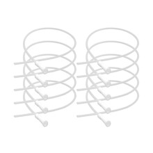 PVC 12 FR Colon Tips Saver Pack (Set of 10) - Enema Replacement Supplies Works with Most Enema Kits for Home Use 12 Fr