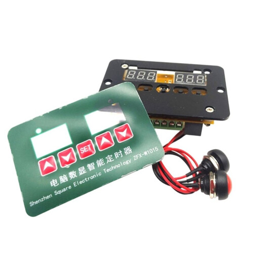 Microcomputer Digital Display Intelligent Timer ZFX-W1015 Adjustable Thermostat Temperature Controller 110-220V