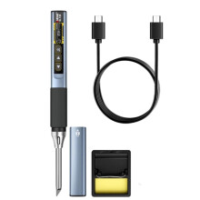 ANENG SL108 Saldatore Intelligente da 96 W con Temperatura Regolabile da 100 A 450 C, Stazione di Saldatura Digitale, Kit di Strumenti per Saldatura