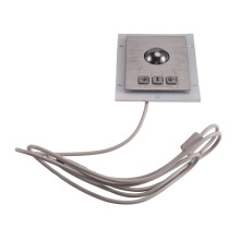 Metalen Trackball met Roestvrijstalen Paneelmontage, 38 mm Industriële Muisknoppen, Explosiebestendige Trackball, USB