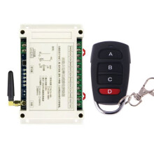 Télécommande Sans Fil 4 Canaux 100-400 V CA, Interrupteur de Porte de Garage Électrique 30 A, Relais et Récepteur pour Éclairage LED, 433 MHz