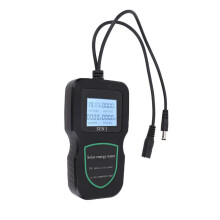 500W Zonnepaneel Vermogensmeter Real- Zonnepaneel Spanning Stroom Vermogen Monitor met Display voor RV Auto Boot Reparatie