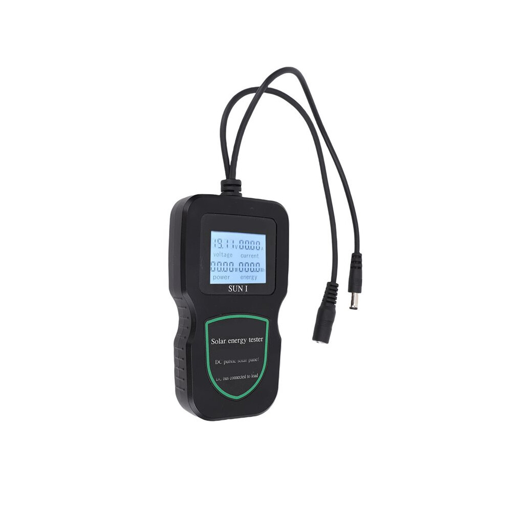 500W Solar Panel Power Tester Real- Solar Panel Voltage Current Power Monitor With Display For Rv Car Boat Repair 4713110410657