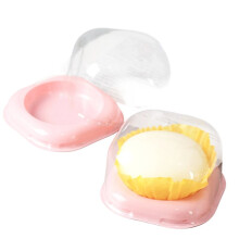 Clear Plastic  Cupcake Box, Muffin Dome Single Container Box for Wedding Birthday Cheese Pastry Dessert Cake