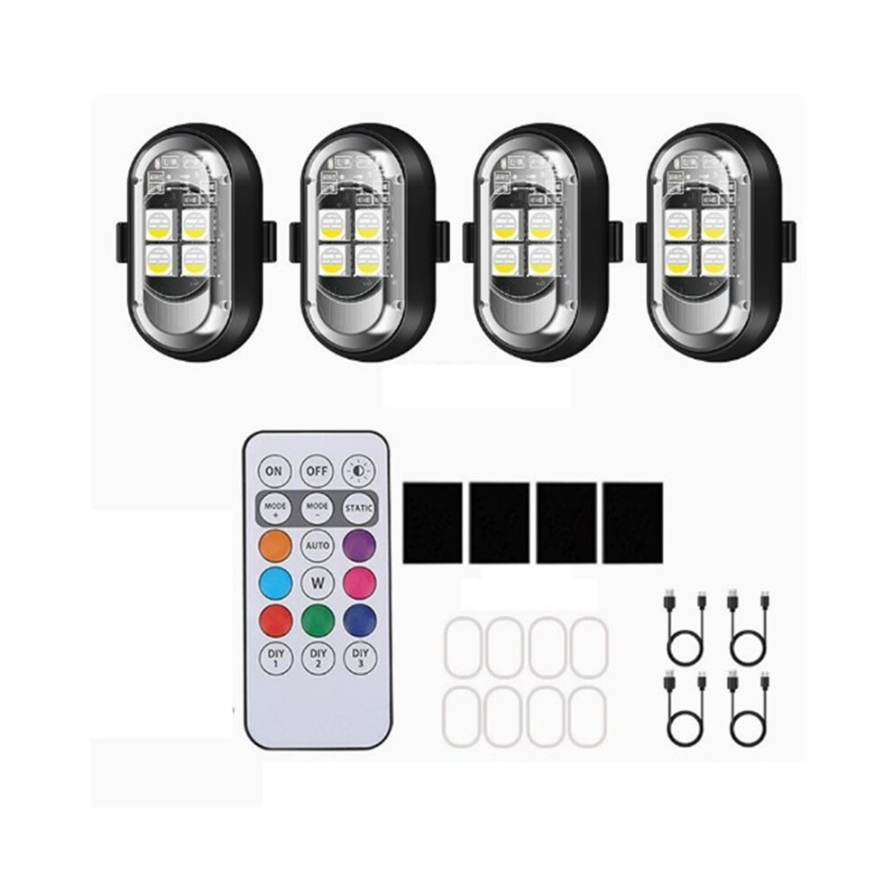 Rgb Car Strobe S Motorcycle Led Flash Position Wireless Aircraft Helicopter Warning S Accessories Light 6032759668082
