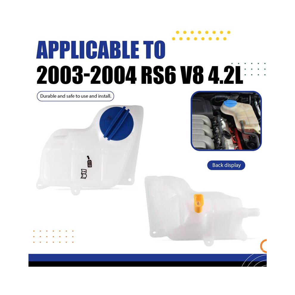 New Radiator Coolant Overflow Bottle Expansion Tank Reservoir + Cap Fit For A4 A6 8D0121403l 3B0121321 6031444408446