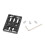 Placa de Extensão Multifuncional para Montagem em Formato de Queijo com Rosca de 1/4 Polegadas-20 para Furo Roscado de Localização 1