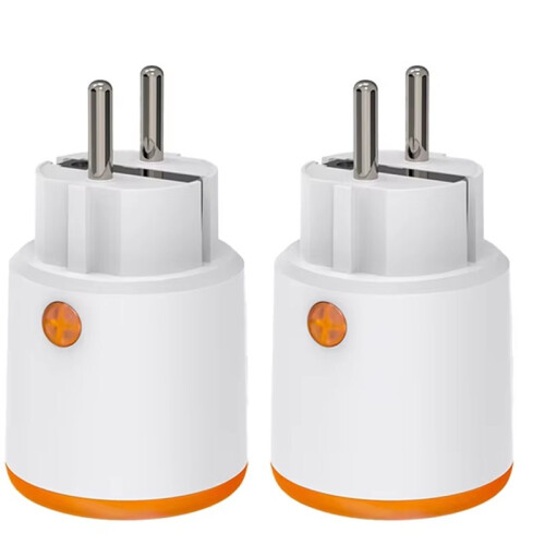 2pcs Tuya Zigbee 3.0  Power Plug 16A EU Outlet Child Lock  Socket Remote Control Work for Alexa EU Plug