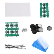 10er-Set 18650 Li-Ion Universal Dual MOS Schutzplatine 18650 Zylindrische Li-Ion Zelle BMS MOS Schutzplatine
