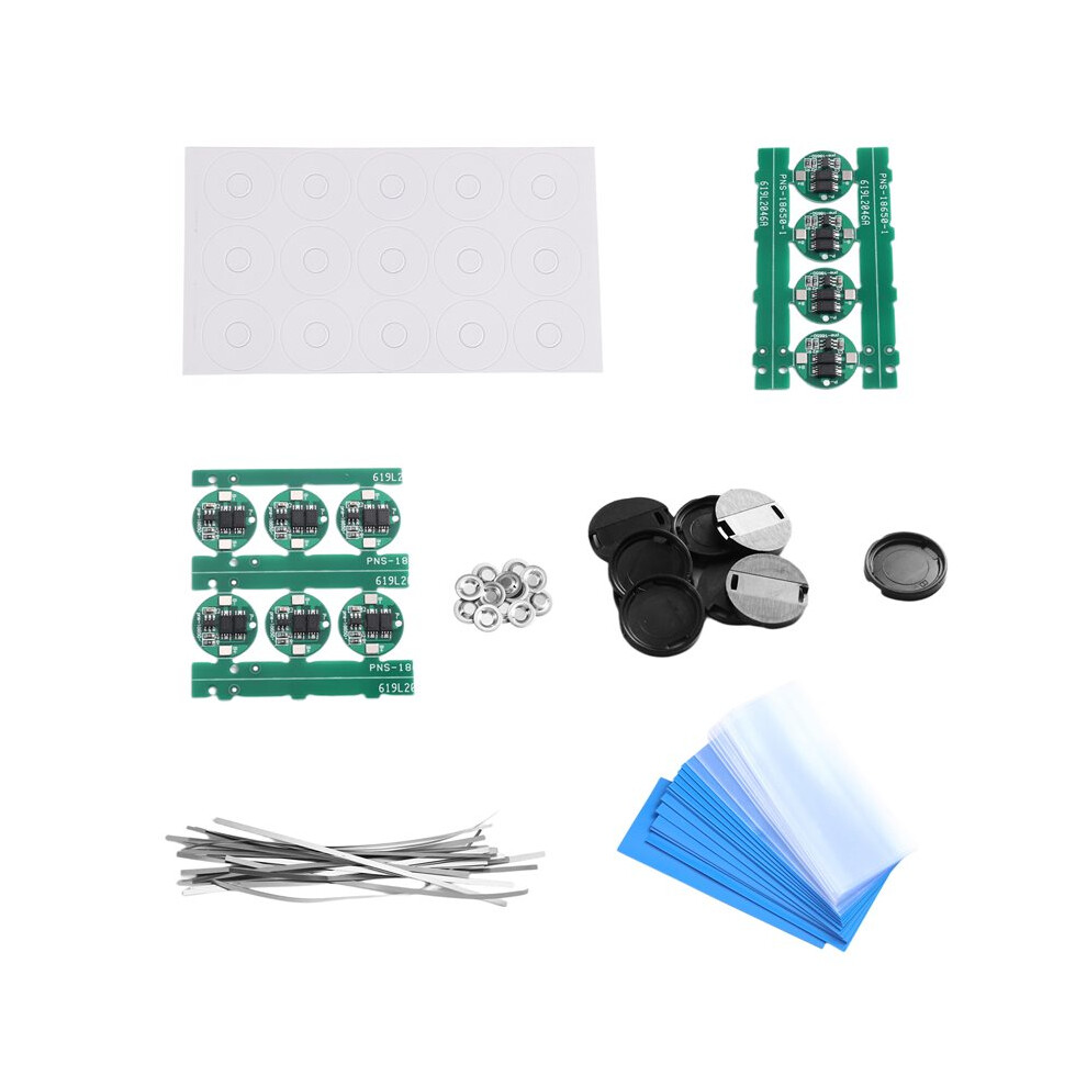 10Set 18650 Li-Ion Universal Dual Mos Protection Board 18650 Cylindrical Li-Ion Cell Bms Mos Protection Board 4711380526108