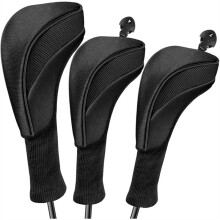 Copritesta per Mazze da , Set da 3 Pezzi con Collo Lungo In Rete, Ideale per Appassionati di Sport e con Accessori Intercambiabili.