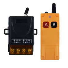 Interrupteur Télécommandé Sans Fil DC12V-48V, Module Récepteur-Contrôleur de Relais 30A avec Émetteur RF 433 MHz