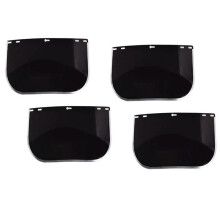 4-Pack Polycarbonate Replacement Lenses for Hobart 770580 Welding Helmet, 15.5x8 Inch Anti- Visor Inserts