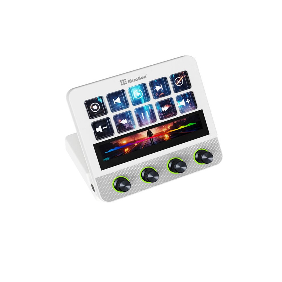 Photos - Keyboard MiraBox N4 Pro 1 Stream Deck Controller Alternative 10 Programmable LCD Keys with 500+ Plugins for Streaming/Editing