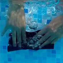 Nastro Adesivo Impermeabile per Piscine, Sigillante per Perdite, Ideale per Riparare Fori e Crepe Nei Tubi (Nero)