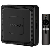Q7 TV Box Android14 Allwinner H313 2G+8GB ROM Dual-Band WiFi 6 5.2 for Voice Remote EU Plug