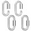 Stainless Steel Quick Chain  for Hammocks, Shade Sails, Rigging 1