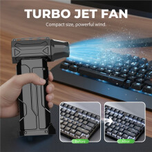 Dmuchawa Turbo Bezszczotkowa O Mocy 990000 Obr./Min, z Wyświetlaczem LED i Możliwością Ładowania Przez USB