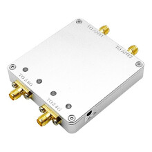 Dualband-Verstärker (2,4 GHz/5,8 GHz), Zwei Eingänge, Zwei Ausgänge, 4 W, 36 DBm, Bidirektional, mit Netzteil und Kabeln, EU-Stecker