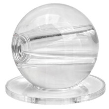Transparent Glass Billiard Stroke Trainer for Enhanced Cue Control and Accuracy 18mm