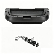 Support de Téléphone pour 2011-2017: Boîte de Rangement Double Couche, Base de Support de Téléphone Réglable à 360