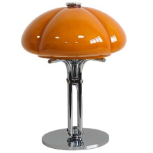 Modern Crystal Floor Lamp with Dimmable LED for Bedroom - Elegant Mushroom Design