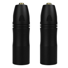 3,5 mm TRS-Aansluiting (Vrouwelijk) Naar XLR-Aansluiting (Mannelijk) Gebalanceerde Audioadapter. Fantoomvoeding Wordt Omgezet Naar 3-5V-Voeding.