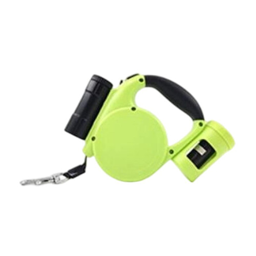 5M Extendable Dog Leash, with A Small Flashlight , Button Control, Suitable for Medium and Small Dogs (20kg)