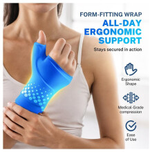 Daumen- und Handgelenk-Eisbeutel-Set, Größe L, Verdicktes Gelkissen, Ergonomisch, Geeignet Zur Linderung Von Karpaltunnelsyndrom und Arthritis
