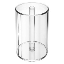 Porte-Papier Essuie-Tout de Cuisine, Porte-Papier Toilette Transparent Ă Poser sur le Comptoir, Support pour Salle de Bain, Autoportant