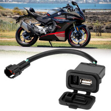 Dual USB Type-C Charger for 450SS 450SR 450NK 450SR-S 800NK NK800 250SR SR250 300SS 300SR Sport