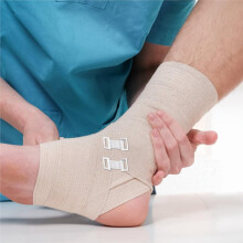 50 Pcs White Elastic Bandage Clips, Bandage Clips with Stretch Metal Clasps for Fixing Various Bandages and Gauze
