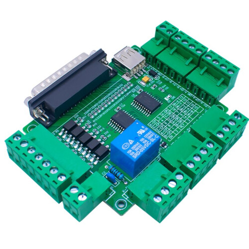 MACH3 5-Axis Engraving Machine Interface Board Cnc Interface Board with Optical Coupling Isolated Usb Power Supply 1