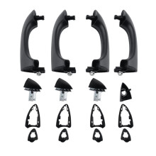 4 Poignées de Porte Extérieures Avant et Arrière Gauche et Droite 51218243617, 51218243618, 51218257737, 51218257739 pour X5 00-06