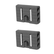 2PCS Magnetic Bit Holder (6 Magnetic Holes)-Universal Fit to Belt Clip Mount, Drill Bit Holder