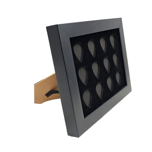 Guitar Pick Display Frame Guitar Pick Holder Display Case, Wall Mount or Tabletop Guitar Pick Case