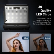 JJC Magnetic Minin LED Light Auxiliary Fill Light for X5 X4 Air ACE PRO 2 ACE PRO ACE Accessories IPX5 Waterproof