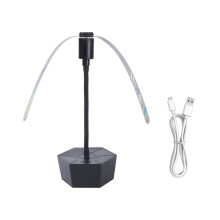 Tischventilatoren mit Fliegenabwehrfunktion, Tragbar, Geräuschlos, mit Holografischen Flügeln, für Picknick, Party, Restaurant, Küche, Grillabend