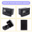 2X 5-Bands Akustisk Gitarr Preamp EQ Equalizer Klassisk Akustisk Gitarrförstärkare Digital Blend Tuner Piezo Pickup Utan Svansstift 10