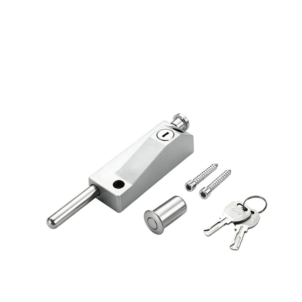 Door Floor Lock Spring Fastener Lock Door Fastener Lock Floor Fastener Lock Zinc Alloy Framed Door Latching Mechanism 4713543534562