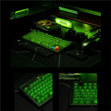 8BitDo Retro 87 Mechanisch Toetsenbord met RGB-Achtergrondverlichting, Hot-Swappable, Draadloos, 2.4G, USB-C, voor Windows Pc en Tablet
