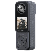 4K Front Dual Lens Action Camera Rear WiFi Sports Cam with 130 Wide Angle Night Vision for Bicycle Motorcycle Vlog