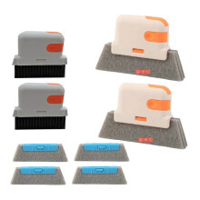 8 PCS Limpador de Trilhos de Janela Ranhura de Peitoril Escova de Fenda de Gabinete Sem Saída para Soleira de Porta de Correr de Janela Pequeno Spa