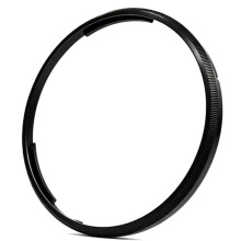 Anel de Lente Frontal para Câmera SLR para  GR4 - Anel Decorativo Metálico para Lente - Preto