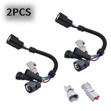 1 Pair Plug-and- Black Headlight Conversion Harness Kit for Tacoma 2016-2023