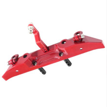 Barre Anteriori e Posteriori In Metallo per Rimorchio per Auto RC MN128, Modello Classico Aggiornato e Modificato, Installazione Non Distruttiva.