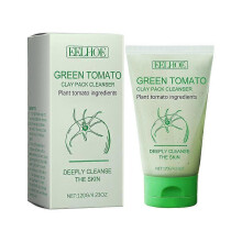 Green Tomato Mud Mask with Deep Cleansing and Moisturizing Formula for All Skin Types, 120g