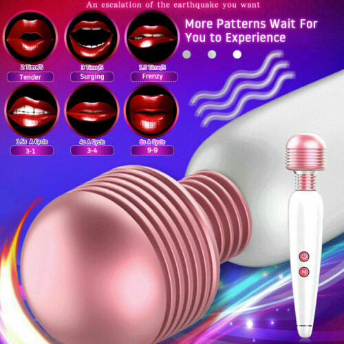 Masseur vibrant pour le corps à 12 vitesses, étanche, rechargeable par USB, utilisation complète du corps 1
