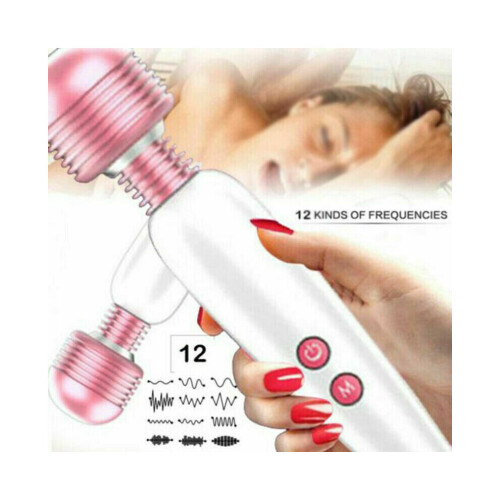 Masseur vibrant pour le corps à 12 vitesses, étanche, rechargeable par USB, utilisation complète du corps 2