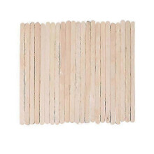 2025 100pcs Disposable Wax Stick for Hair Removal - Wooden Wax Rod for Beauty Mask